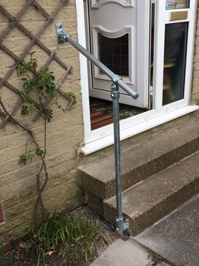 Handrail for home steps