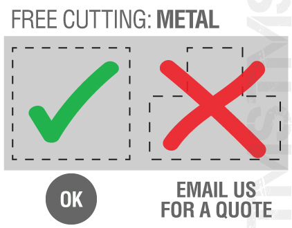 What's included in free cutting