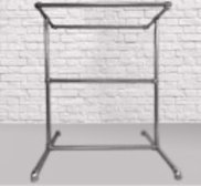 Double Freestanding Clothing Rail Kit