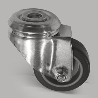 Bolt Hole Castor no brake - 50mm dia Bolt Hole Castor no brake - 50mm dia