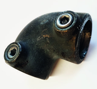 Blackened 90 Degree 2 Way Elbow - 125 Blackened 90 Degree 2 Way Elbow - 125