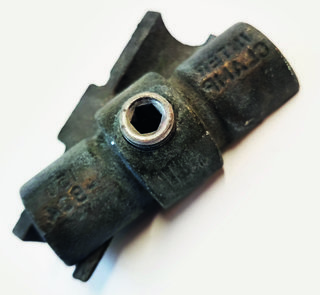 Blackened Inline Internal Tube Connector - 150 Blackened Inline Internal Tube Connector - 150