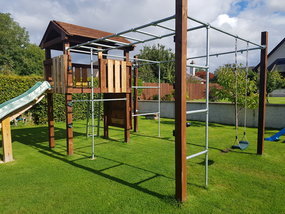 Climbing frame for park