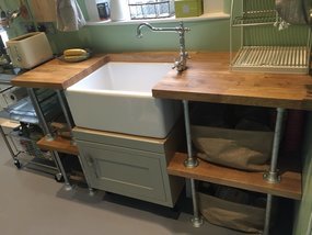 Tube & clamp kitchen unit