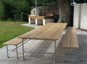 TUBE CLAMP TABLE AND BENCH