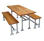 Tube Clamp Dining Set