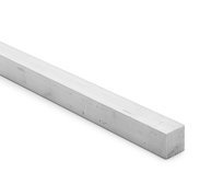 1/2" thick Aluminium Square Bar