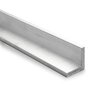 1/4" thick Aluminium Angle