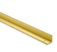 1 metre lengths Brass Angle
