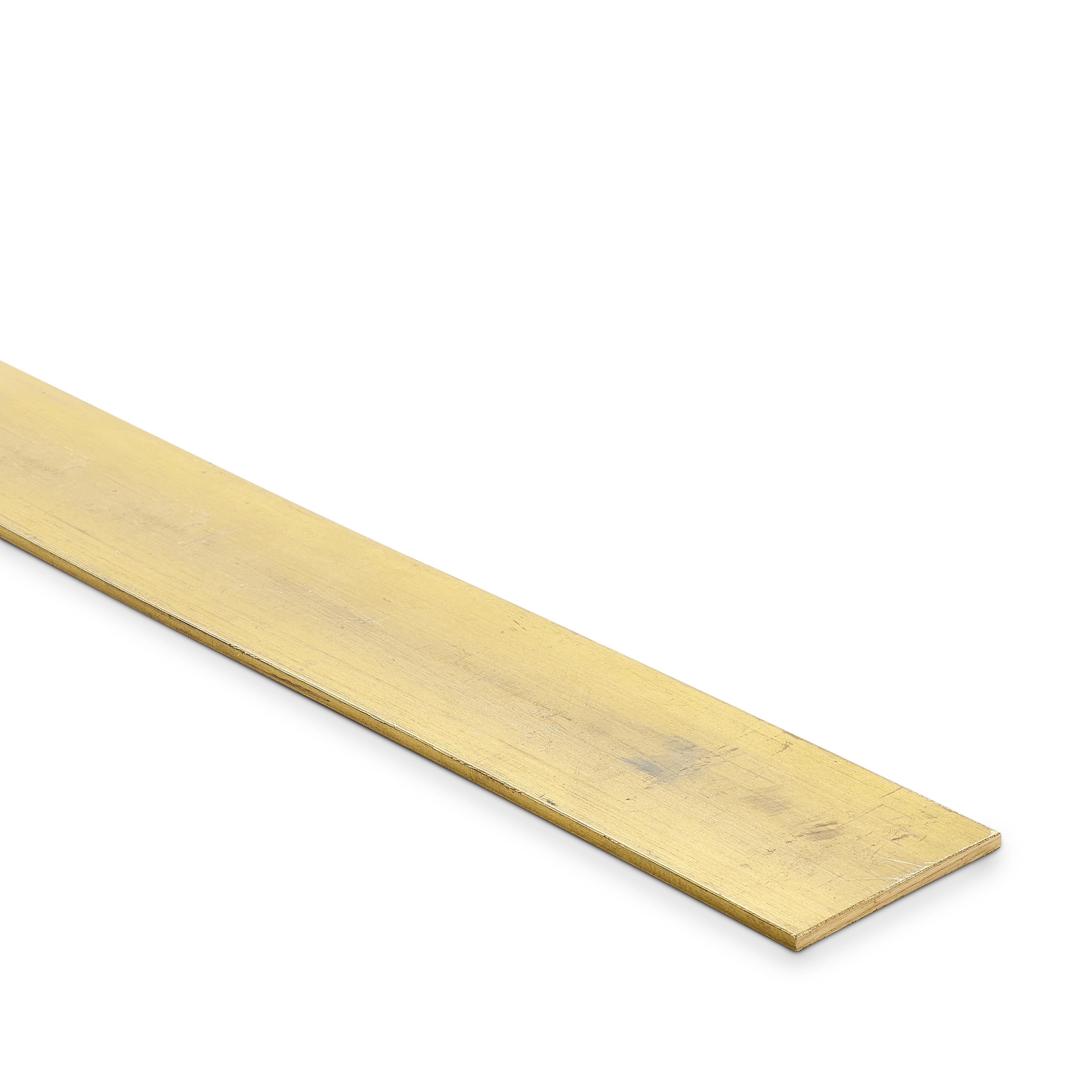 1/2 x 1/8 Brass Flat Bar - 500mm long