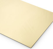 0.9mm thick Bright Polished Brass Sheet