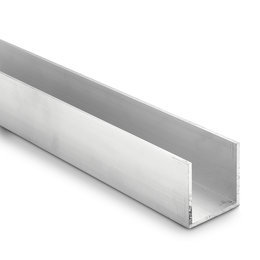 Aluminium channel 1" x 1" x 1/8" - 2.5 metre