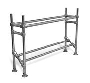 Two-Tier Weight Storage Rack