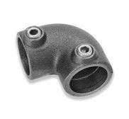 Mild Steel 90 Degree 2 Way Elbow - 125