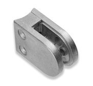 Zinc Plated D Shaped Glass Clamps