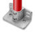 Base Flange with Kick Plate - 247