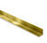 3 Metre Lengths Bright Polished Brass Angle