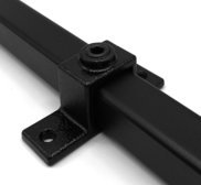 Black Square Double Lugged Bracket - 198