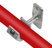 Open Wall Mounted Handrail Bracket 33.7mm tube diameter - 143K