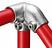Right Hand Sloping Down Side Outlet Elbow (30° - 45°) - 320R