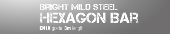 3 Metre length Hexagon Bar EN1A Leaded 3 Metre length Hexagon Bar EN1A Leaded